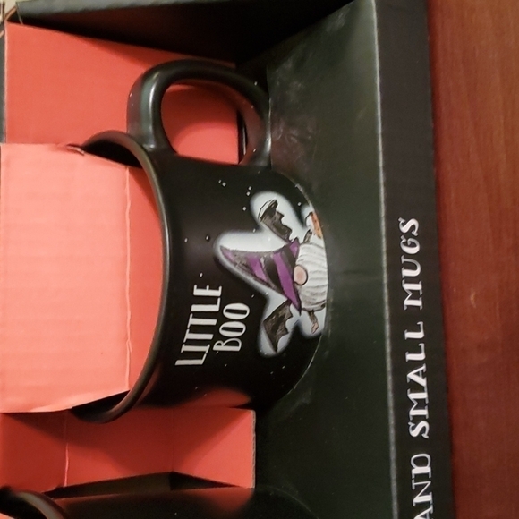 COBWEBS & Cauldron Mugs Mrs. Monster and Little Boo NWOT - Picture 5 of 5